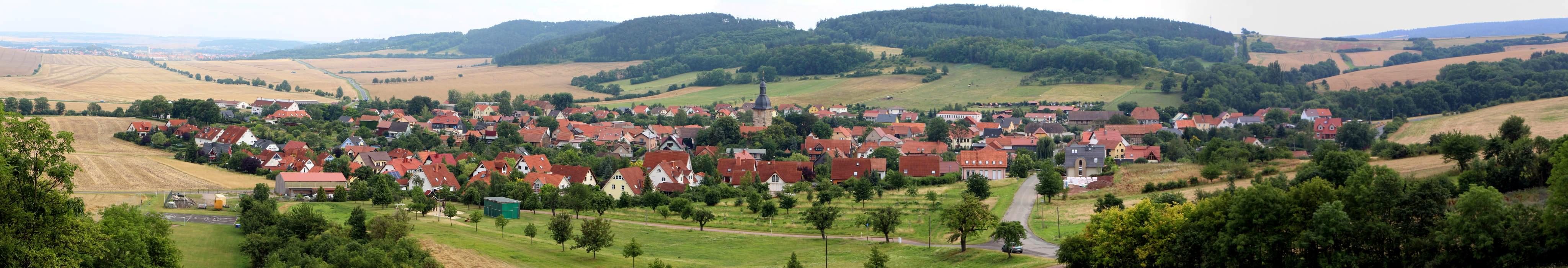 Panoramablick auf Holzhausen